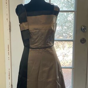Karen Millen Black & tan Brown dress